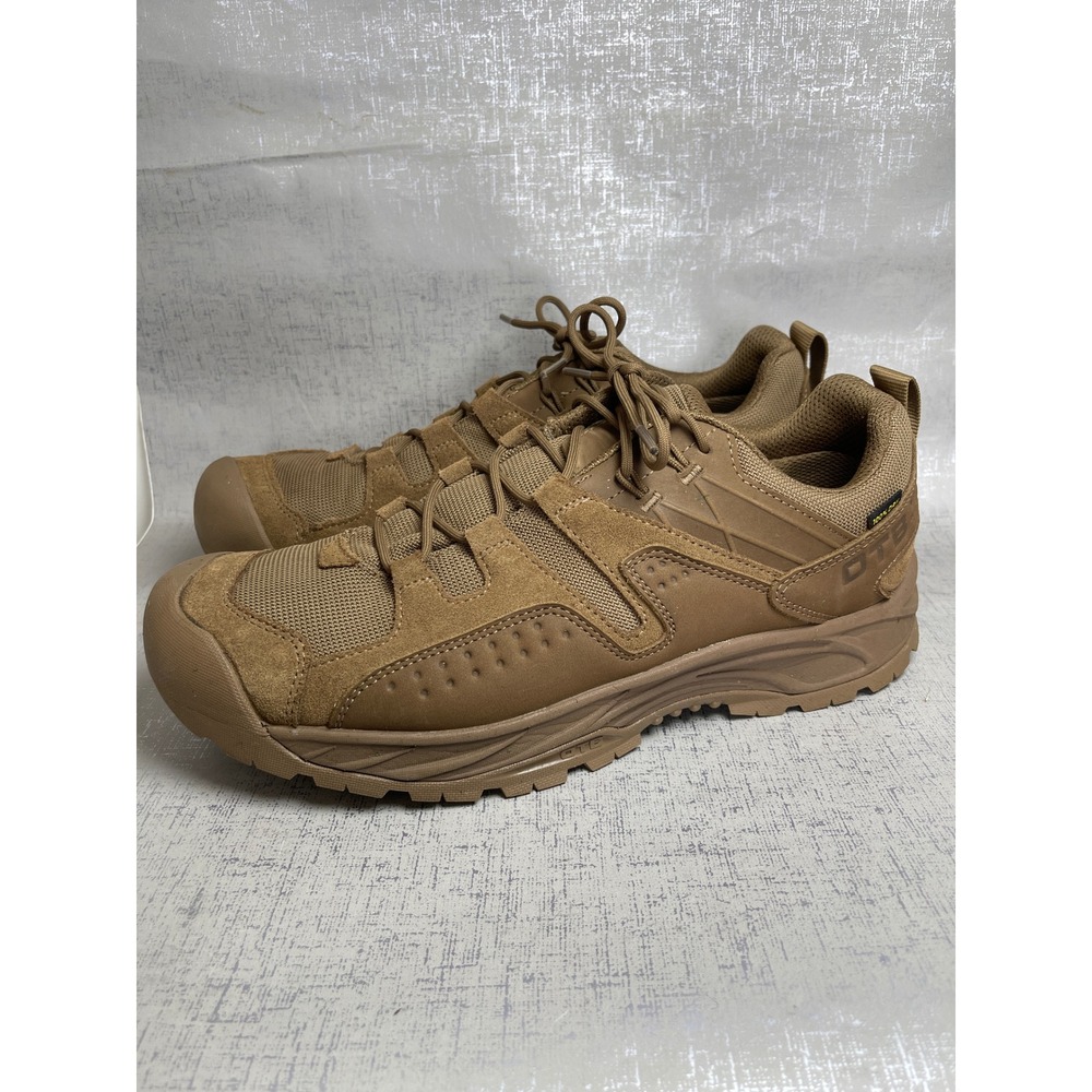 OTB Tactical Hiking Shoes Coyote Brown Waterproof Low Top Boots Mens 11.5